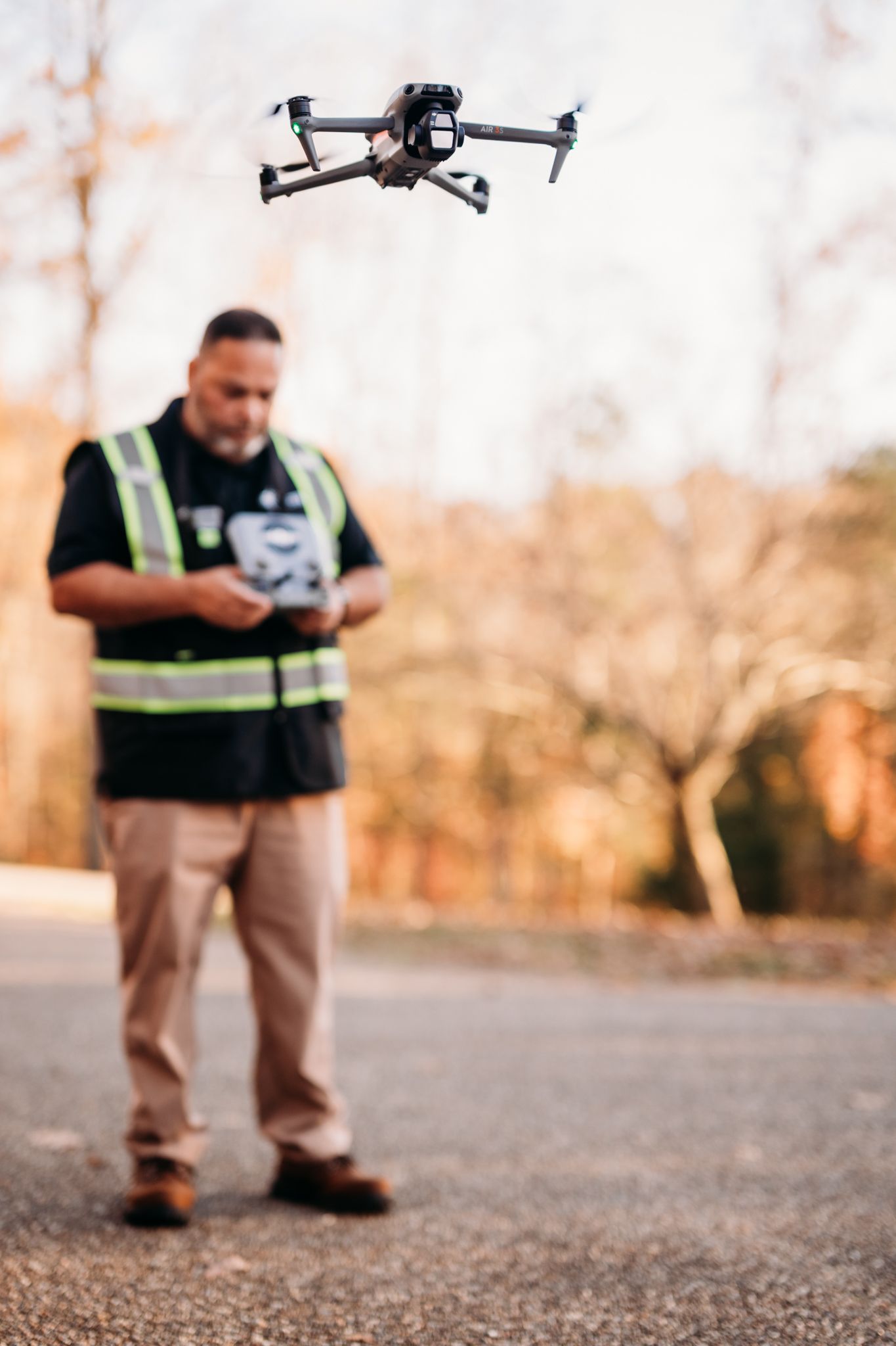 Brandenburg KY drone branding photos of José Maldonado, owner of Mal-Drone-Ado, captured by ninefifteenphoto during a real estate shoot in D