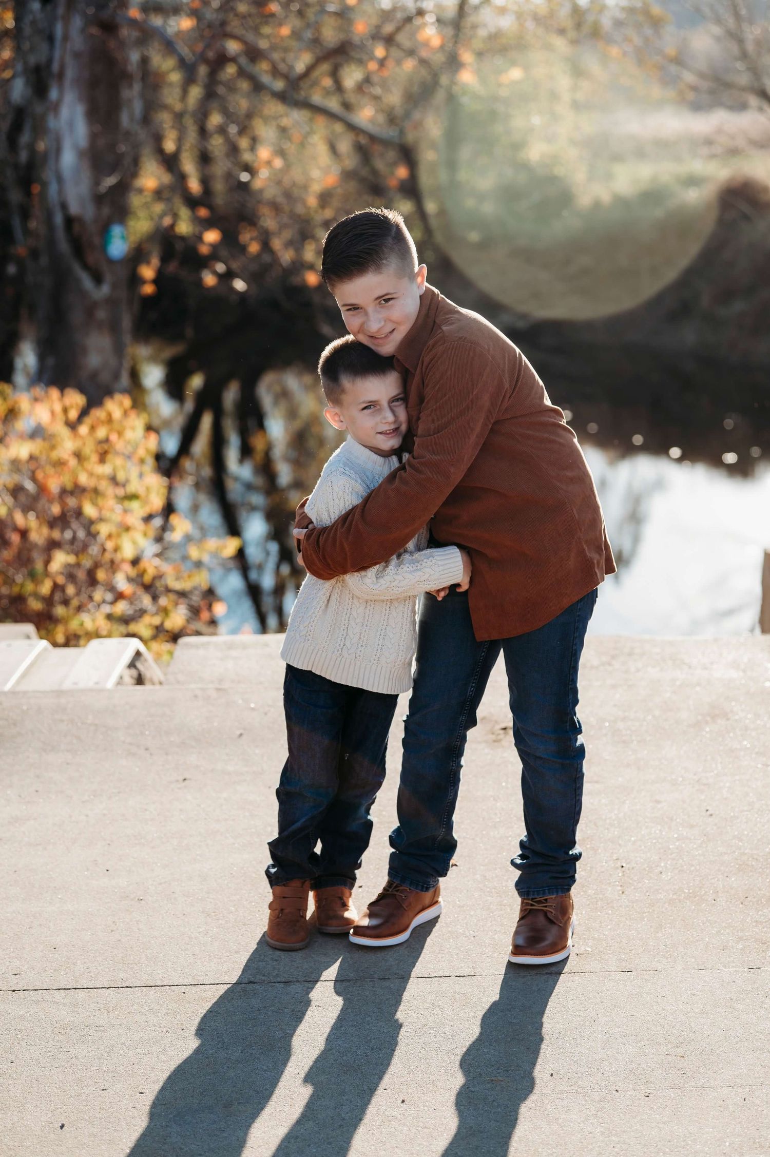 Coordinated family outfits showing how clothing choices elevate your photo session.