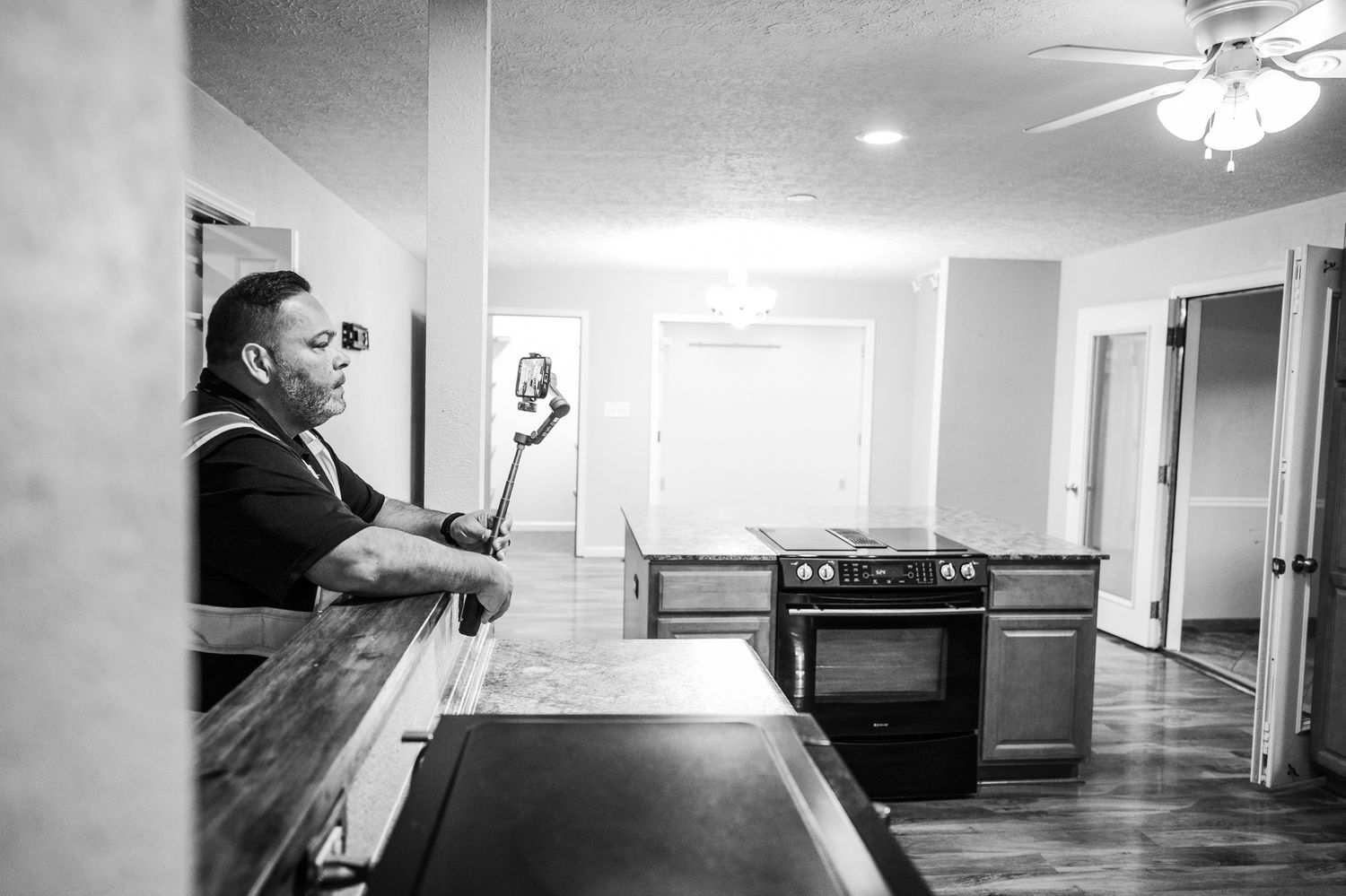 Brandenburg KY drone branding photos of José Maldonado, owner of Mal-Drone-Ado, captured by ninefifteenphoto during a real estate shoot in D