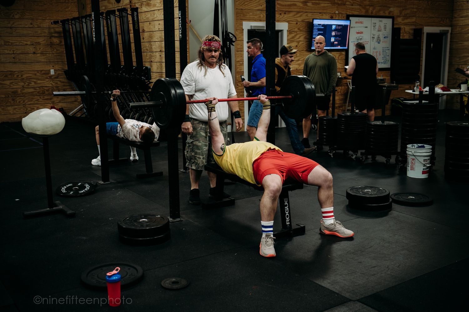 10th Annual Lift Mo’ 4 Your Bro at Meade CrossFit in Brandenburg, KY. Men’s health event photographed by ninefifteenphoto.