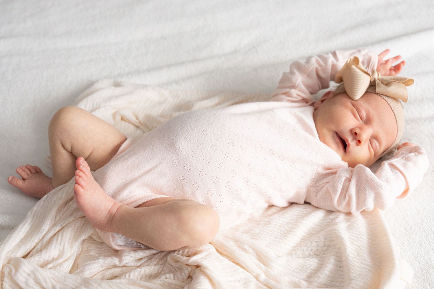 In home lifestyle newborn session in Cranbrook, BC
