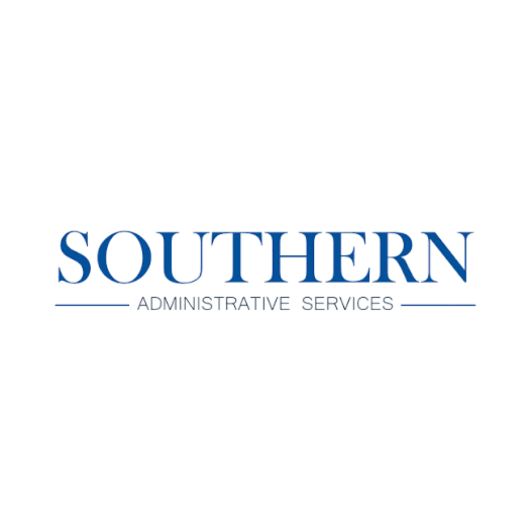 Southern Administrative Services company logo in blue text on white background.