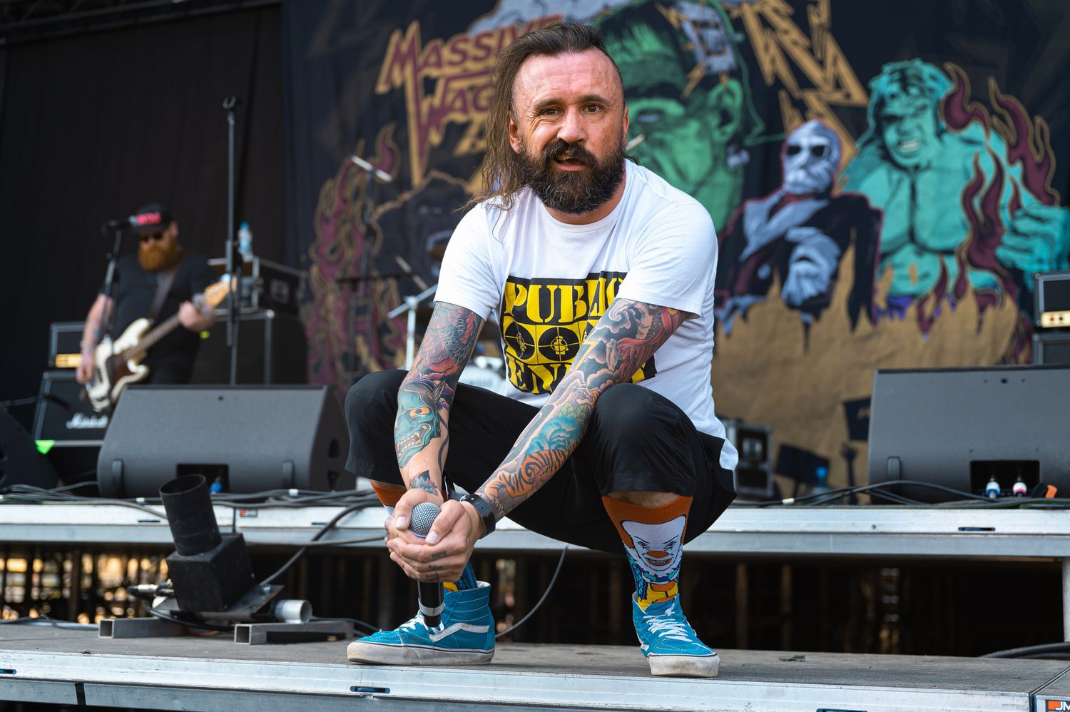 Концертна фотография на Massive Wagons в Пловдив, Hills of Rock от Rumina Georgieva Photography за Licata.bg