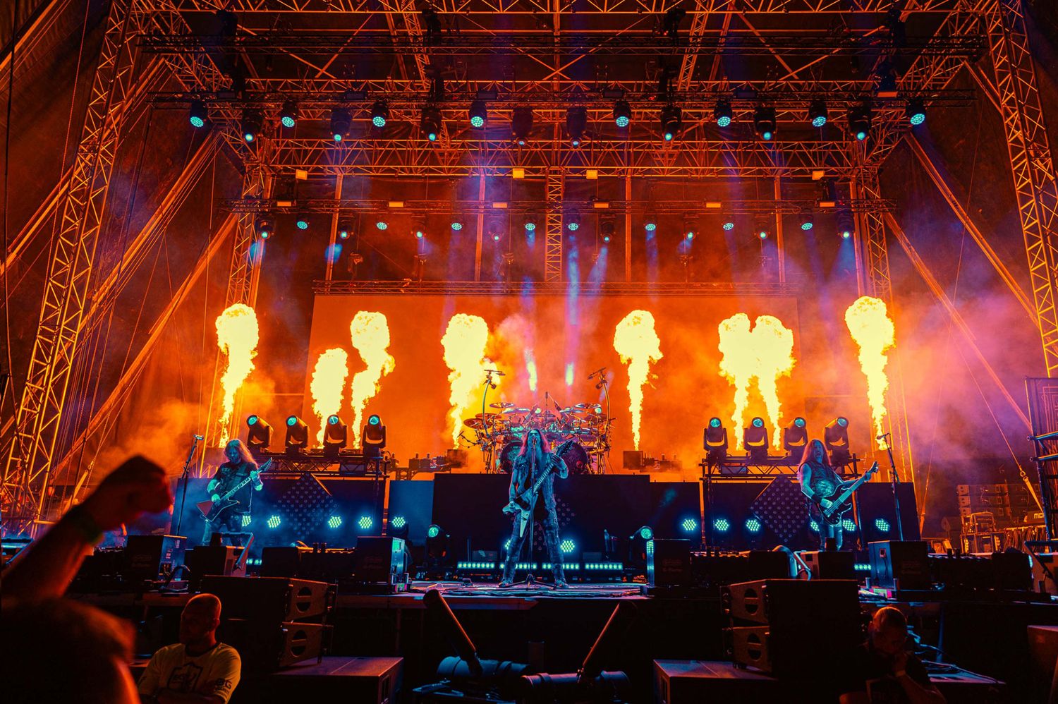 Концертна фотография на Machine Head в Пловдив, Hills of Rock, от Rumina Georgieva Photography за Licata.bg
