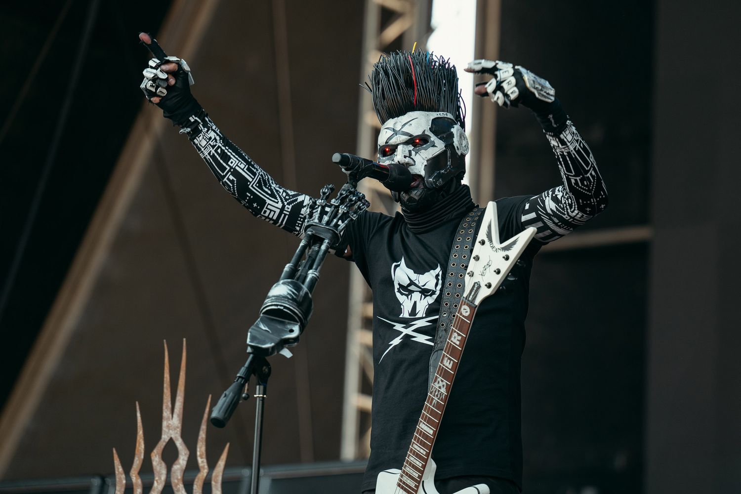 Концертна фотография на Static-X в Пловдив, Hills of Rock от Rumina Georgieva Photography за Licata.bg