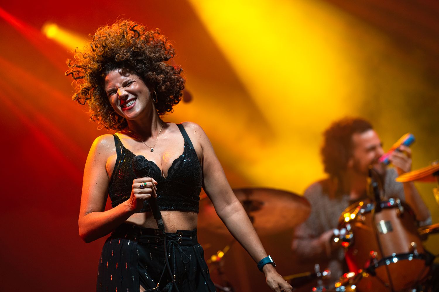Концертна фотография на Cyrille Aimee в София, A to Jazz Festival, от Rumina Georgieva Photography за Licata.bg