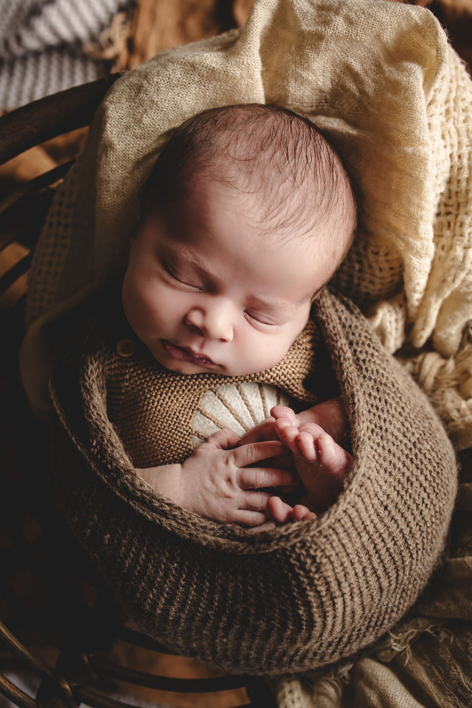 in home newborn photography session south east Melbourne