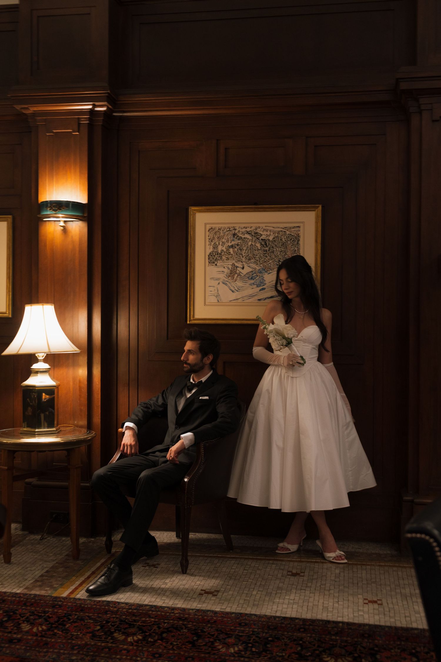 Modern bridal editorial photoshoot in Toronto captured by AZ Photo Studio