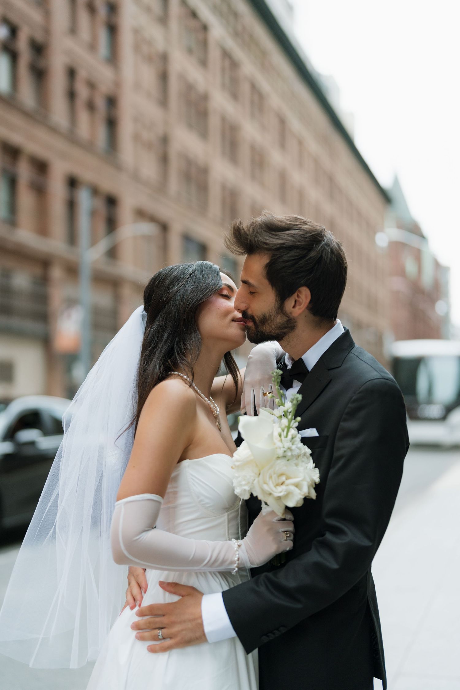 Candid wedding and engagement  street style session in Toronto by AZ Photo Studio.