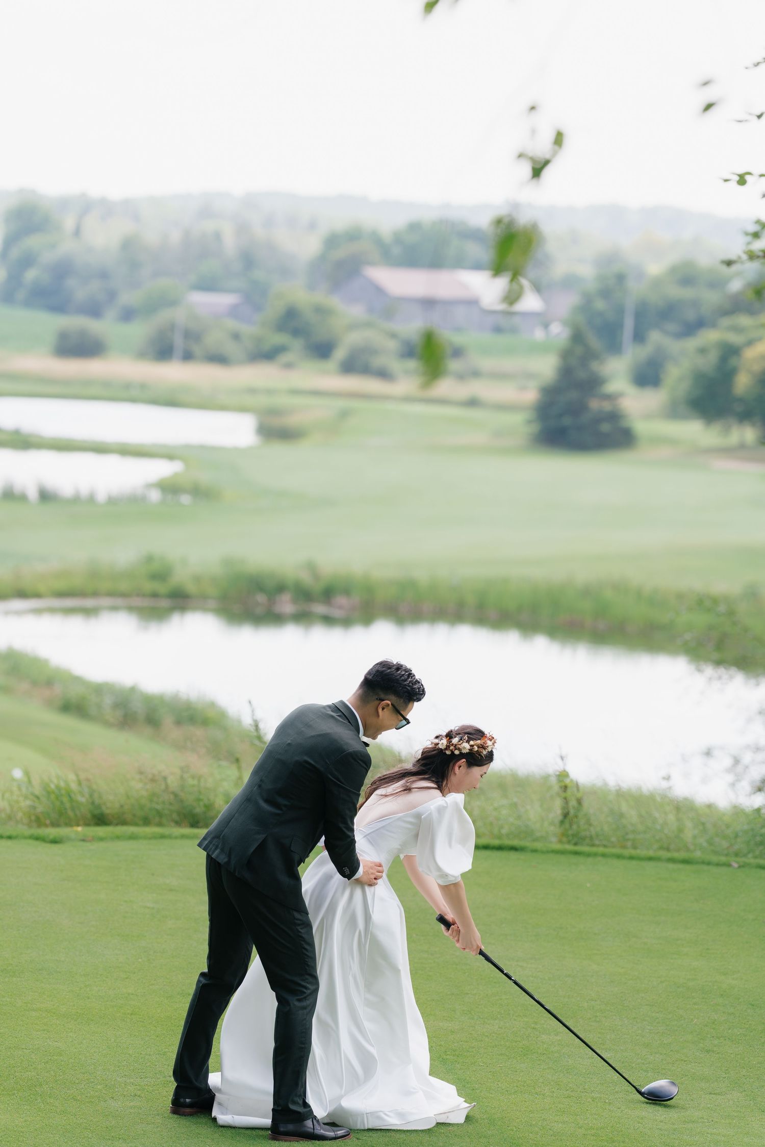 Joyful moment, wedding photo shoot cinematic portrait by AZ Photo Studio