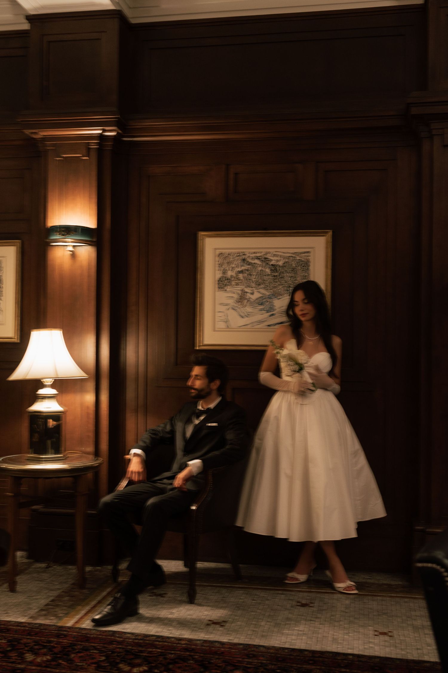 Timeless bride portrait in Toronto's urban landscape captured by AZ Photo Studio