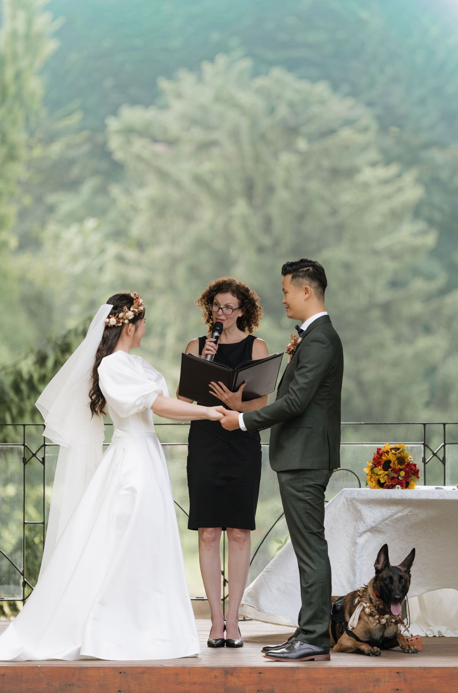 Stunning landscape cinematic style wedding captured by AZ Photo Studio