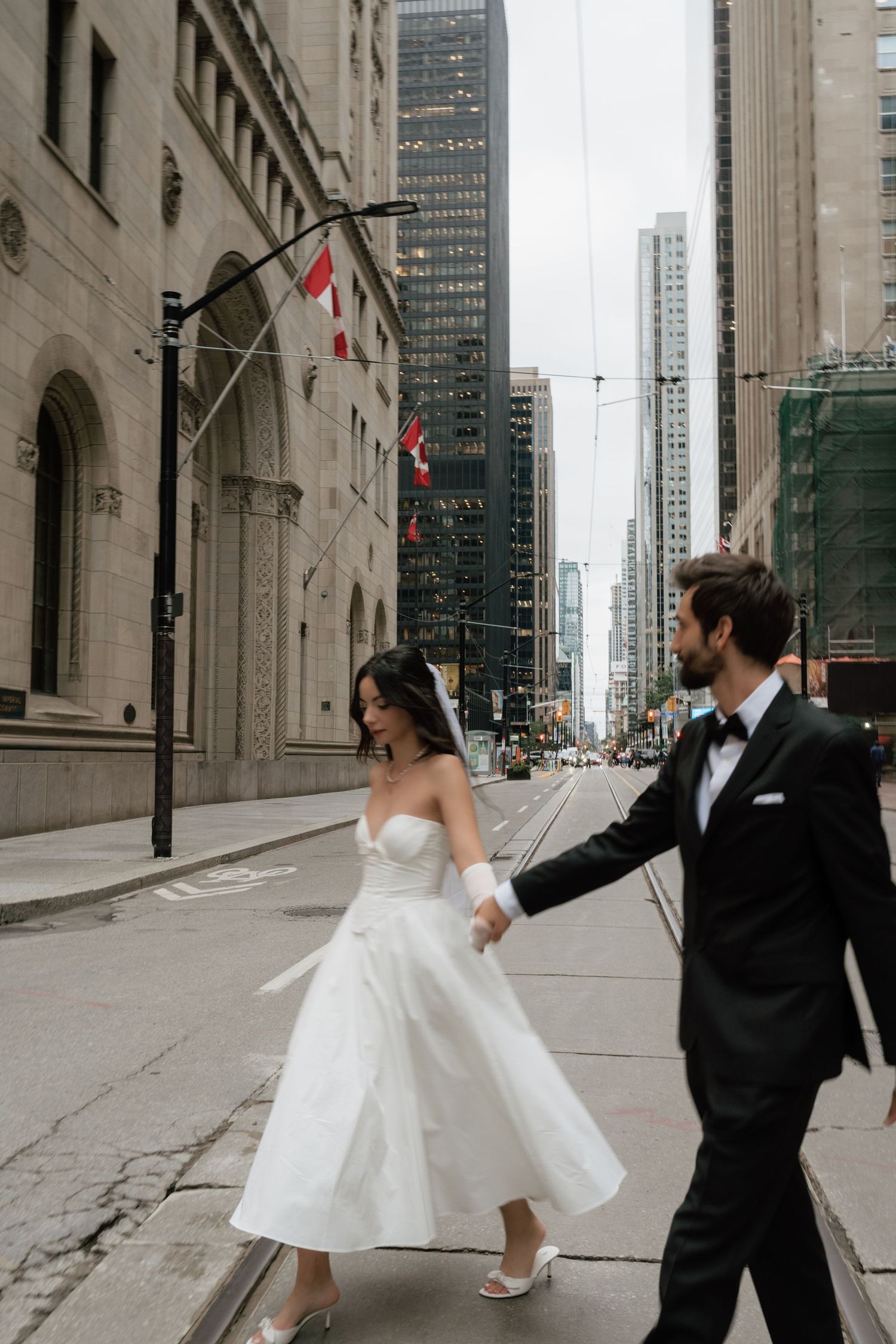 Toronto Financial district street style candid photoshoot by AZ Photo Studio