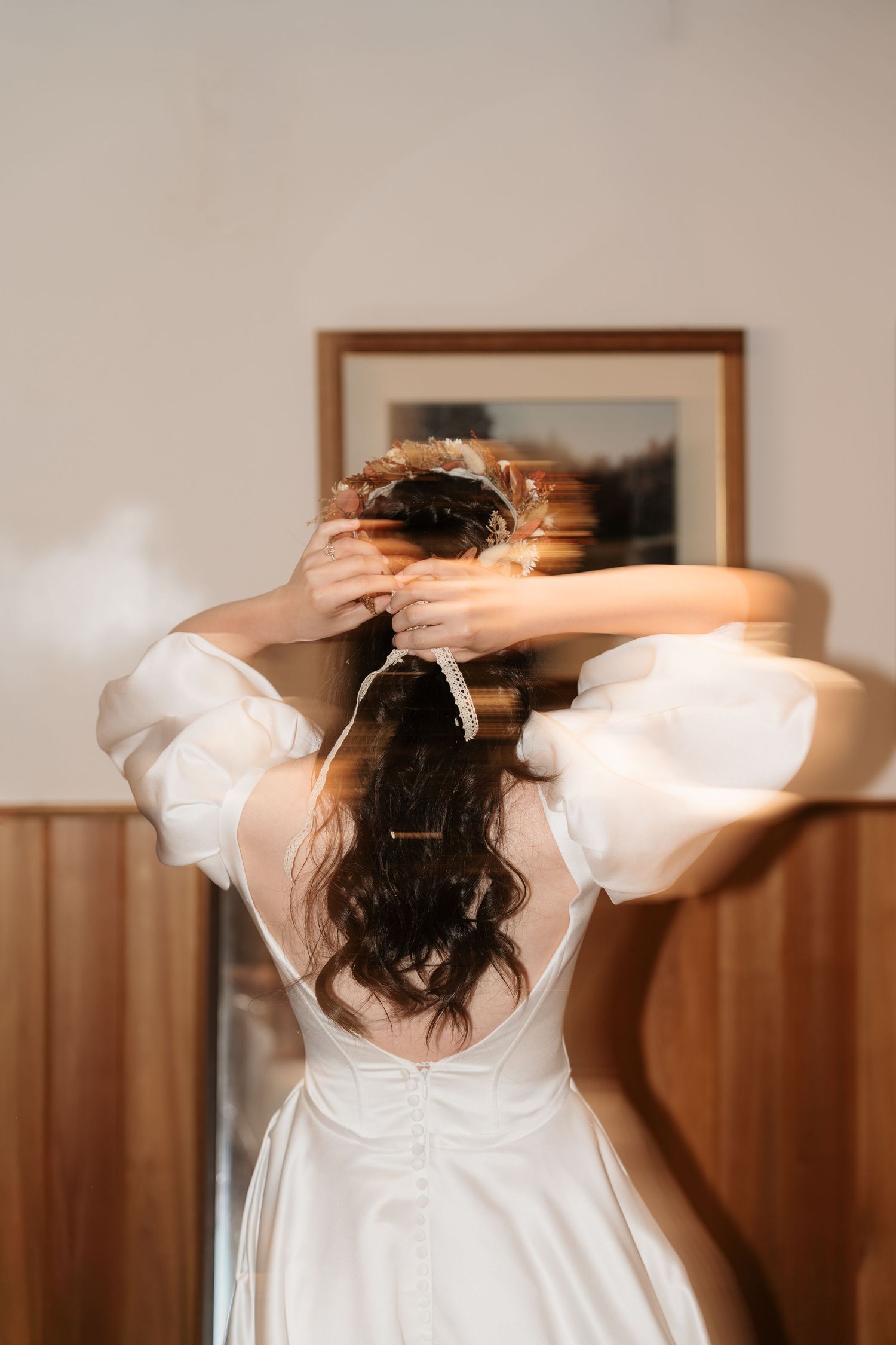 Toronto bride's stunning close-up portrait captured by AZ Photo Studio