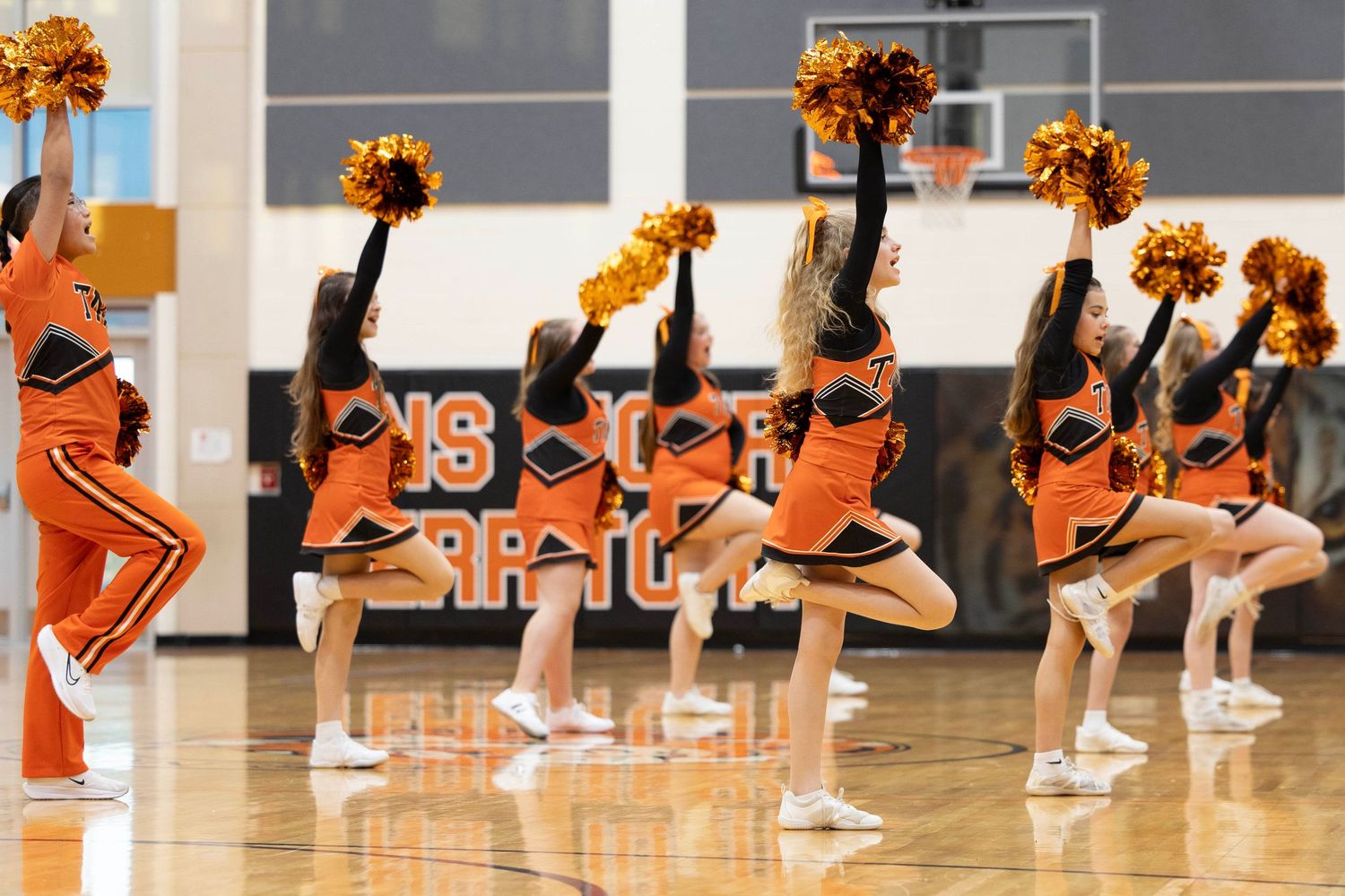 Cheer Sports Action Photo by Marie Griffith Photography
