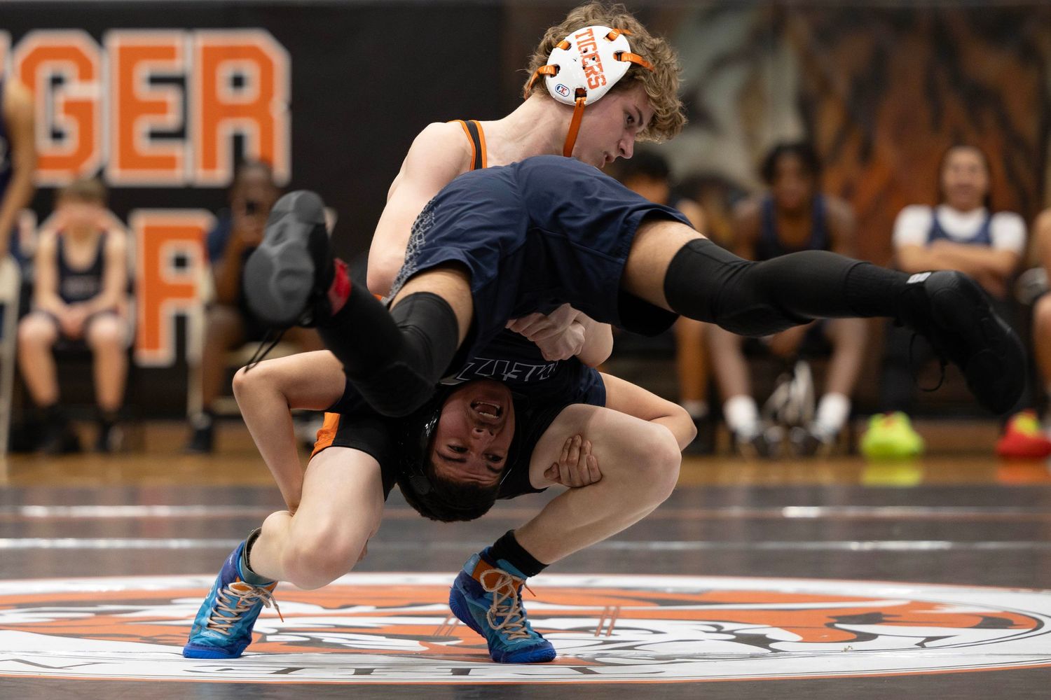 Wrestling Action Photo by Marie Griffith Photography