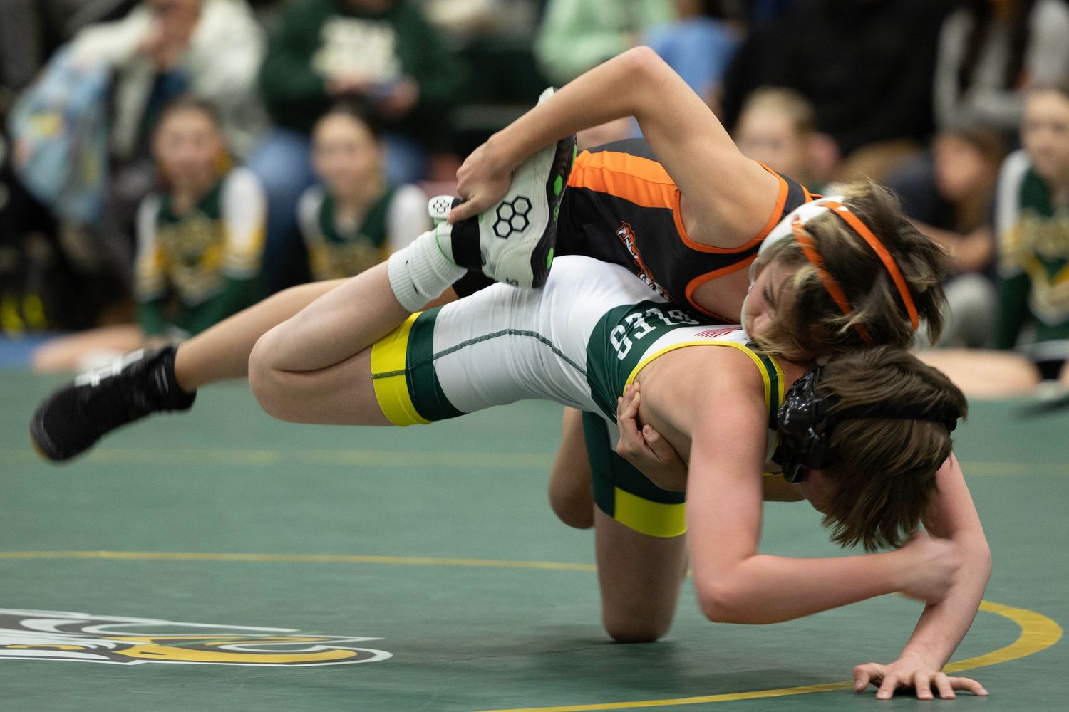 Wrestling Action Photo by Marie Griffith Photography