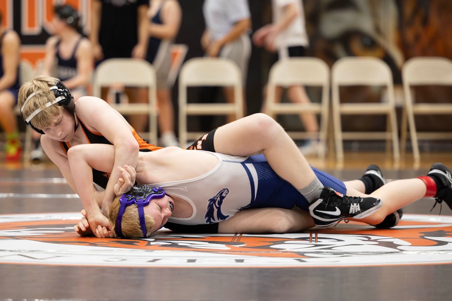 Wrestling Action Photo by Marie Griffith Photography