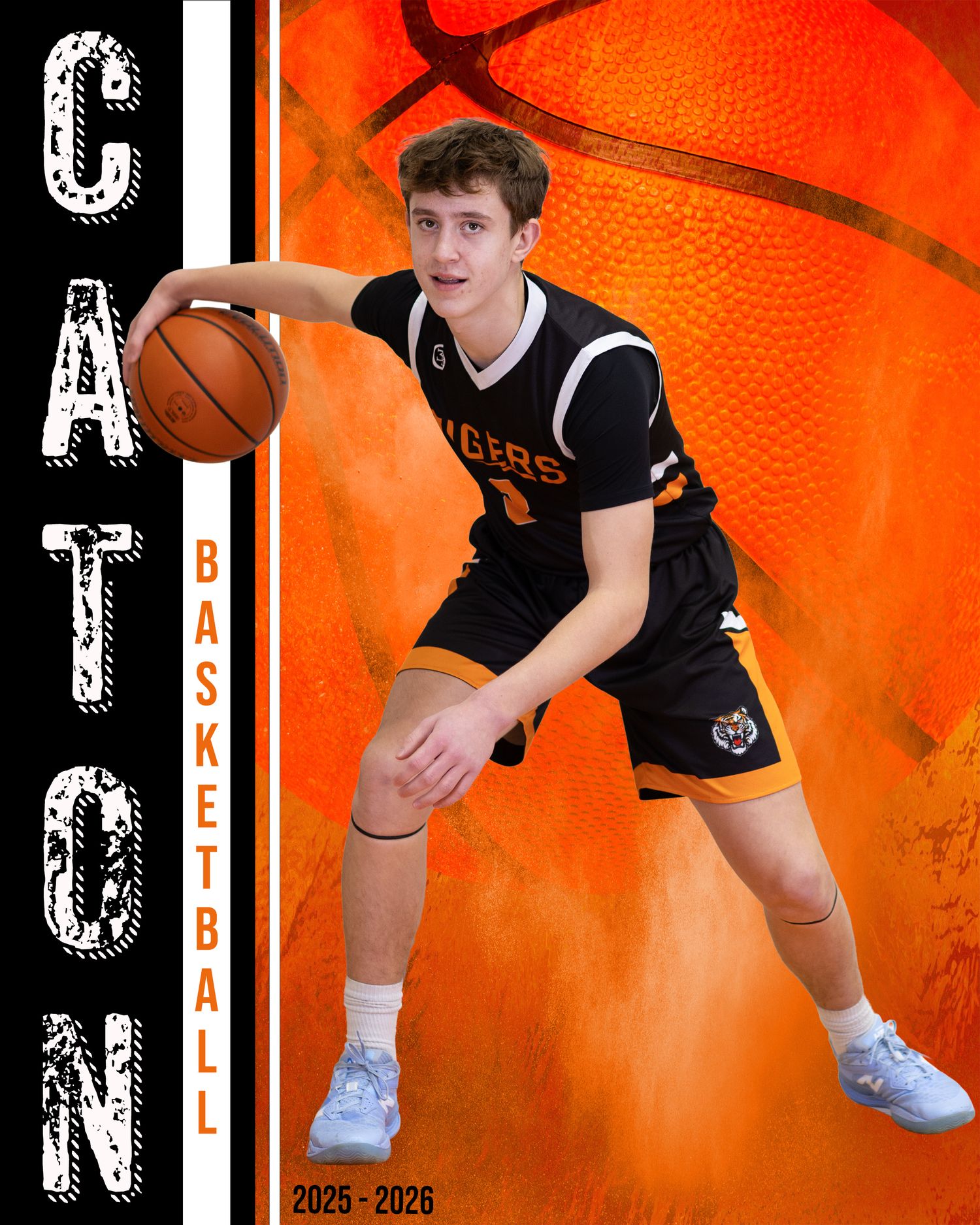 Basketball Sports Portrait by Marie Griffith Photography