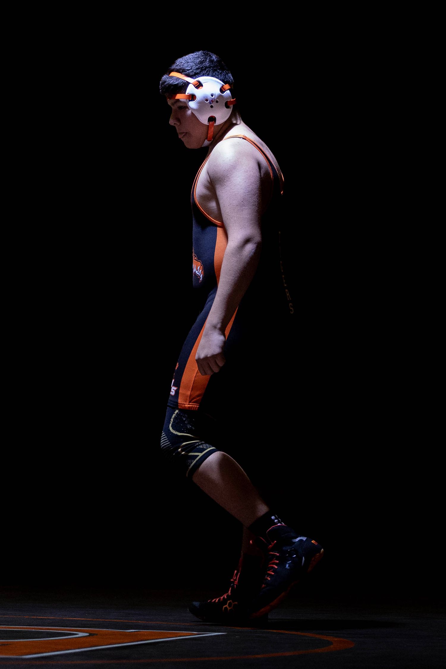 Wrestling Action Photo by Marie Griffith Photography