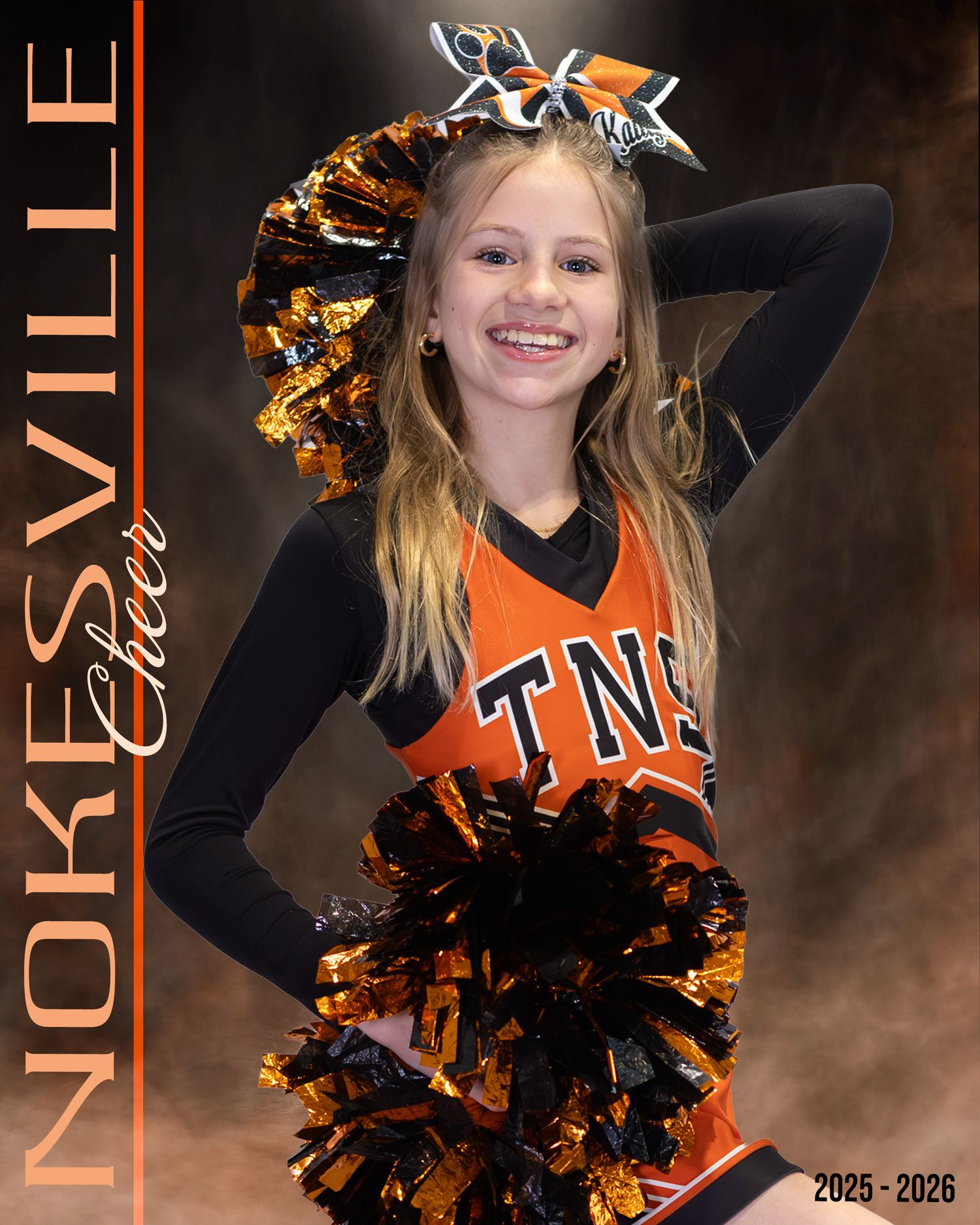 Cheer Sports Portrait by Marie Griffith Photography
