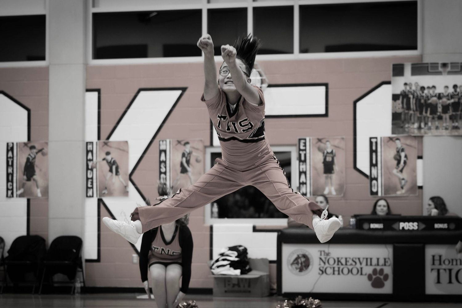 Cheer Action Photo by Marie Griffith Photography