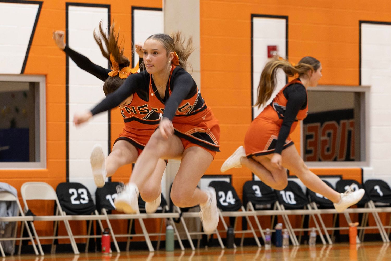 Cheer Sports Action Photo by Marie Griffith Photography