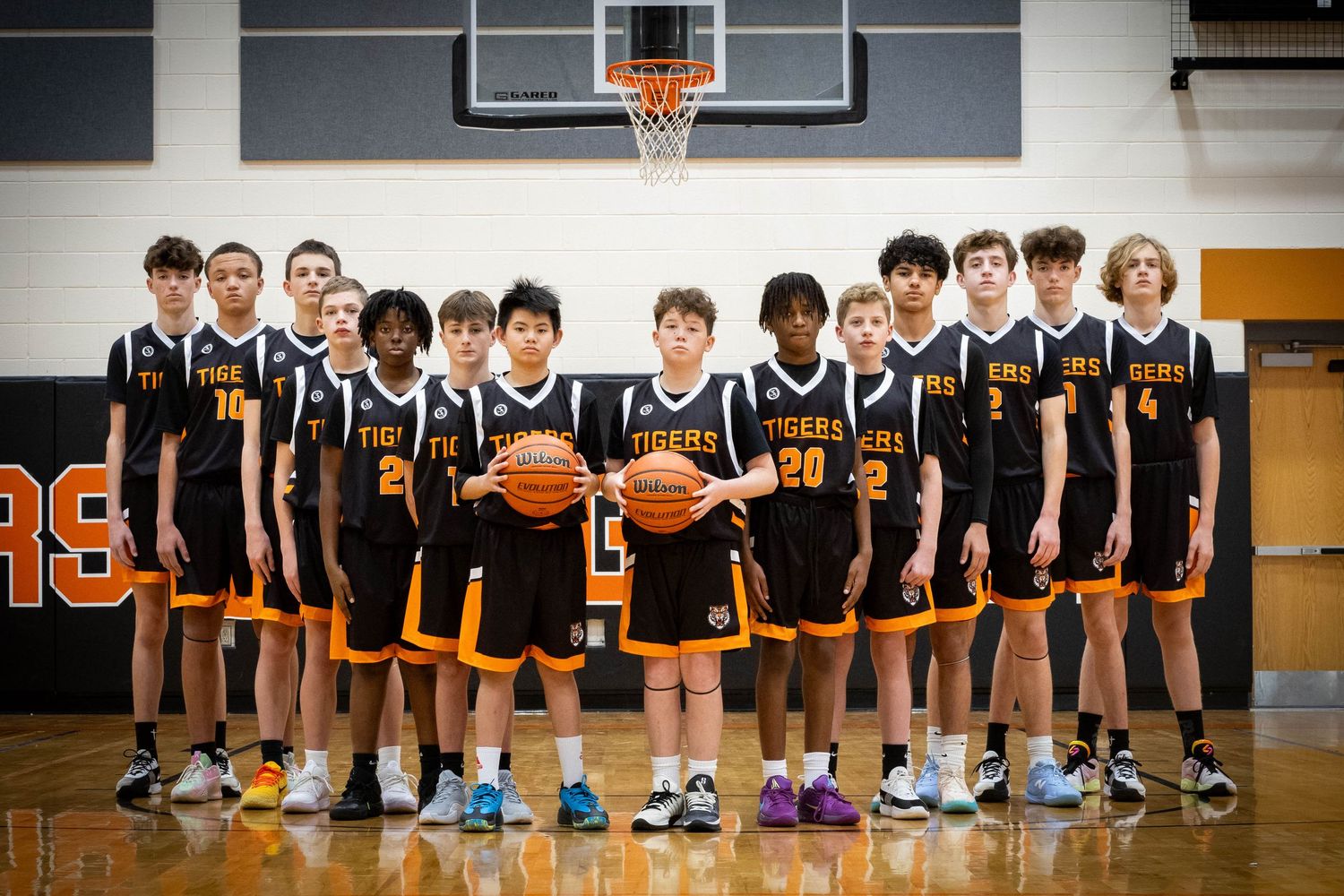 Basketball Team Portrait by Marie Griffith Photography