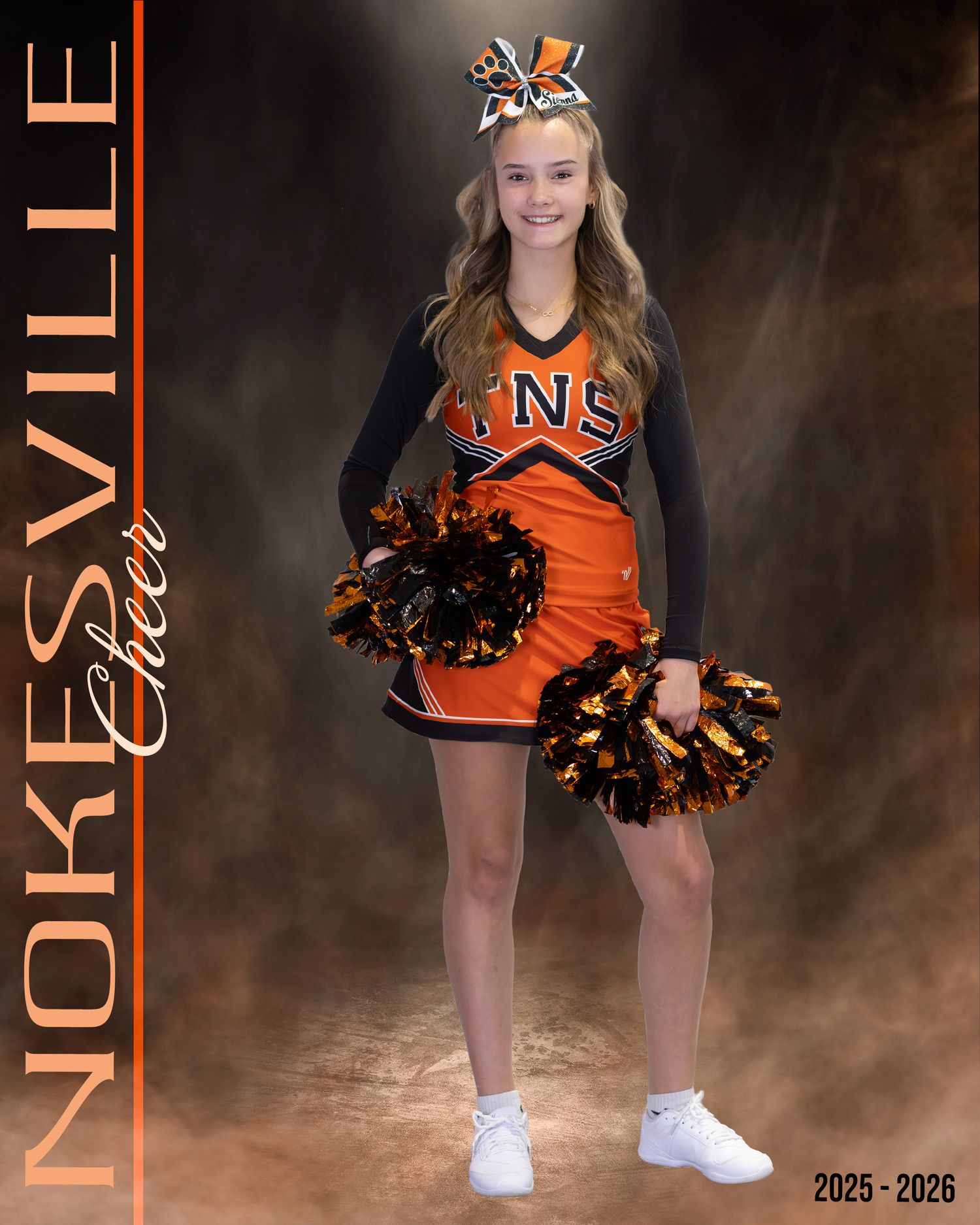 Cheer Sports Portrait by Marie Griffith Photography