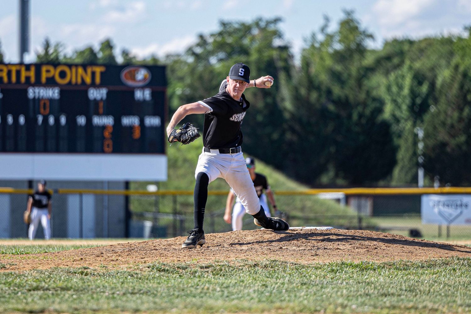 Baseball Action Photo by Marie Griffith Photography