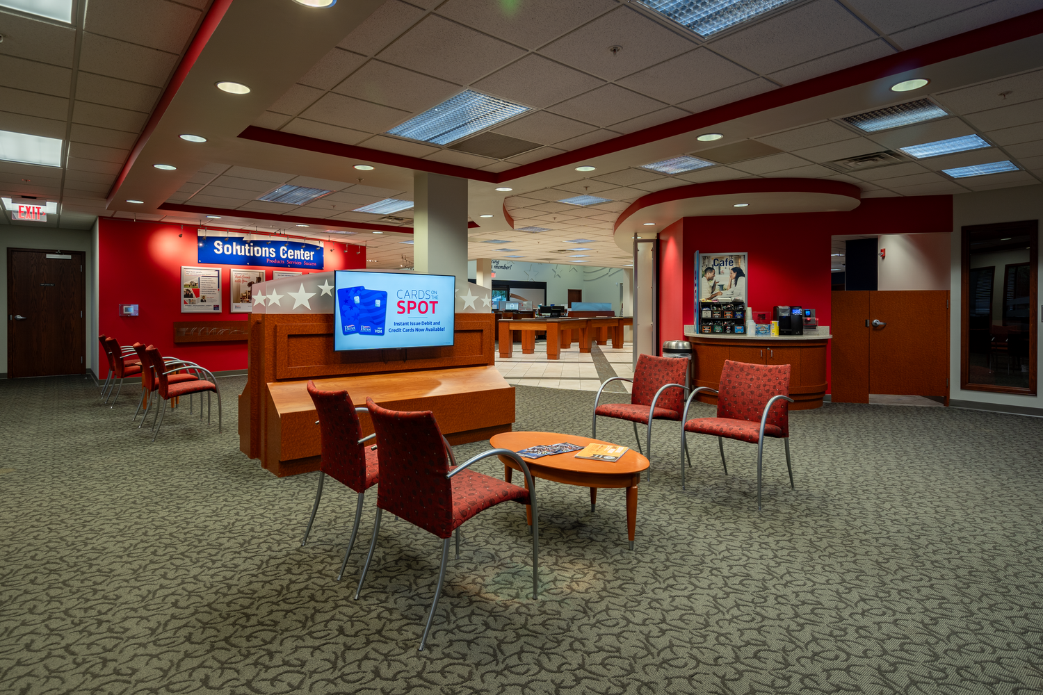 Photo of Patriot Federal Credit Union Wayne Ave. in Chambersburg, PA. Photo by Wornden Ly.