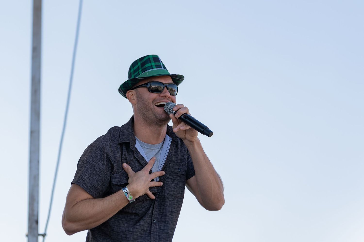 Singer performs at the 2024 VA Irish Fest held at Leesburg, VA. Photo by Wornden Ly for Hi-Ball Events