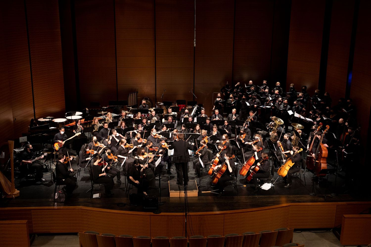 Washington Metropolitan Gamer Symphony Orchestra performing at Northern Virginia Community College, VA. Photo by Wornden Ly.