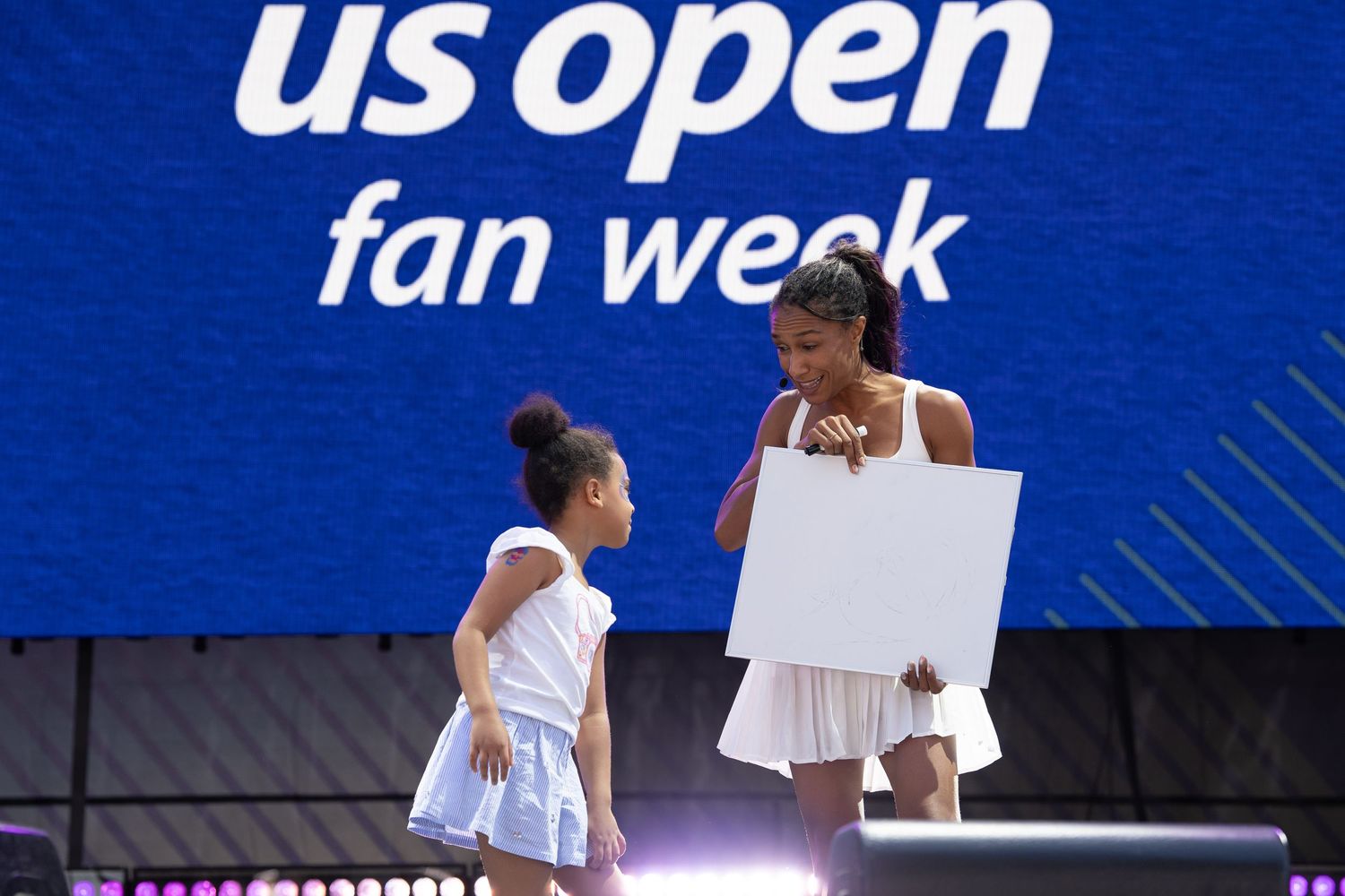 Live show during 2026 US Open Fan Week in Flushing, NY. Photo by Wornden Ly for USTA.