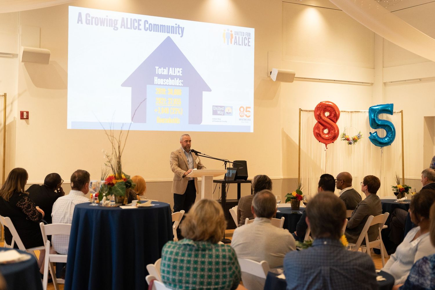85th Anniversary event for United Way of Frederick County held in Frederick, MD. Photo by Wornden Ly