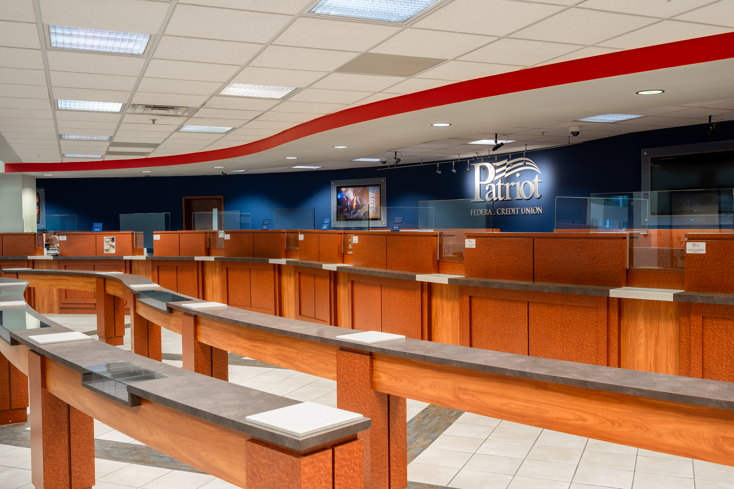 Photo of Patriot Federal Credit Union Wayne Ave. in Chambersburg, PA. Photo by Wornden Ly.