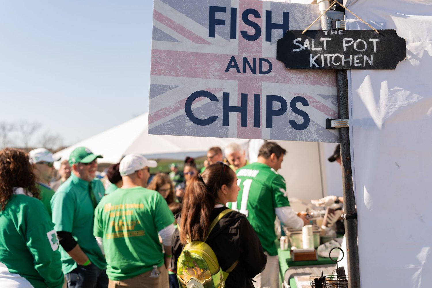 Salt Pot Kitchen gathers a crowd during the 2024 VA Irish Fest held at Leesburg, VA. Photo by Wornden Ly for Hi-Ball Events