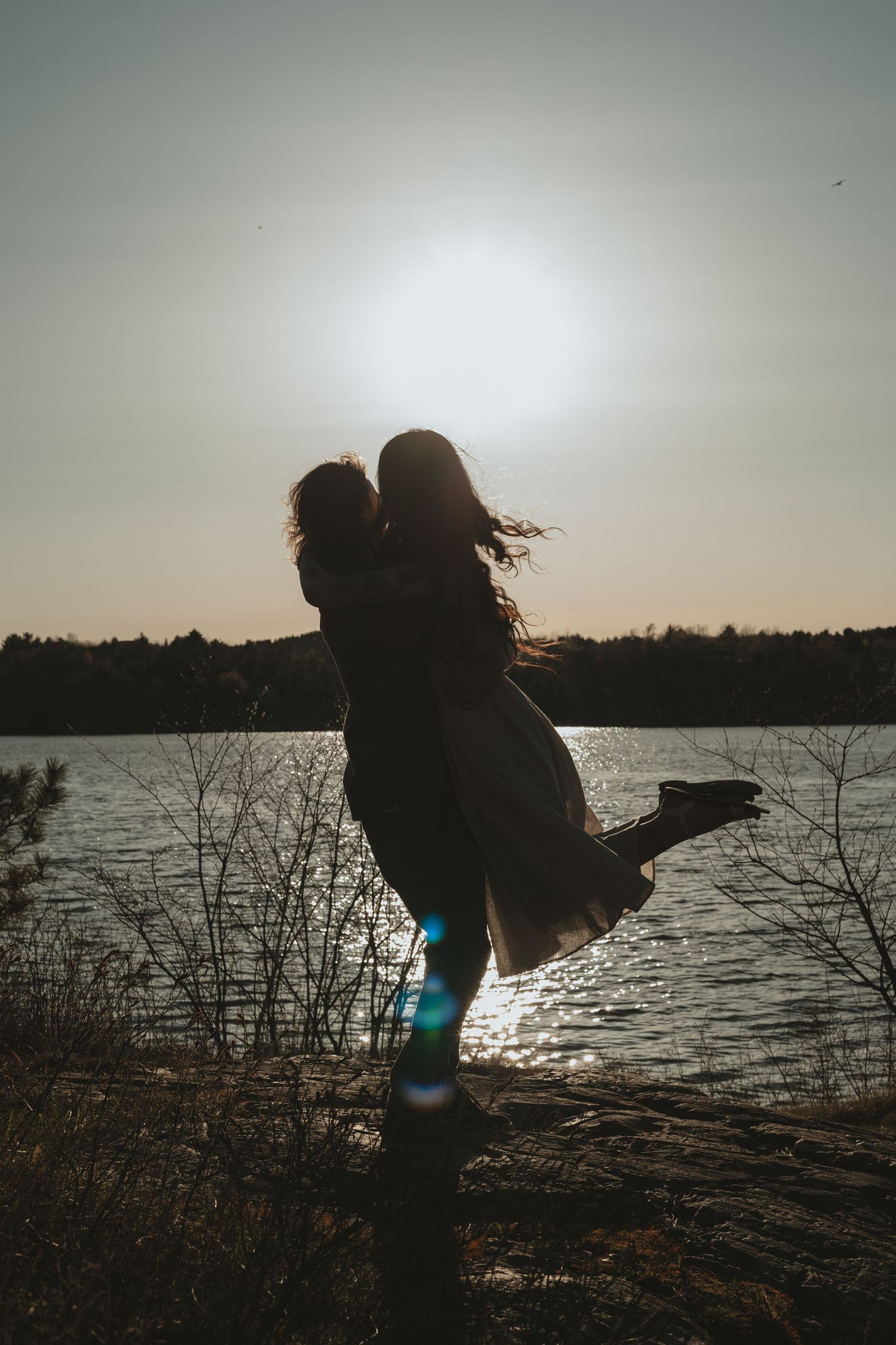 Photographer in Sudbury Ontario Captures couple dancing at engagement session