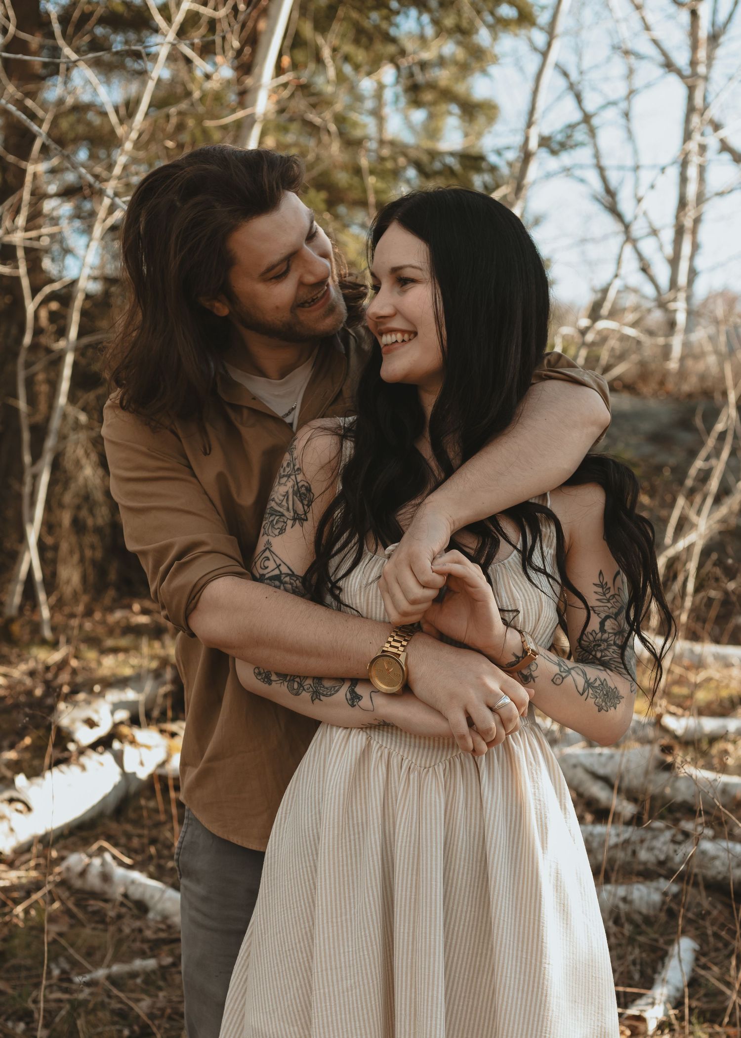 Couple Photographer in Sudbury Ontario captures happy couple
