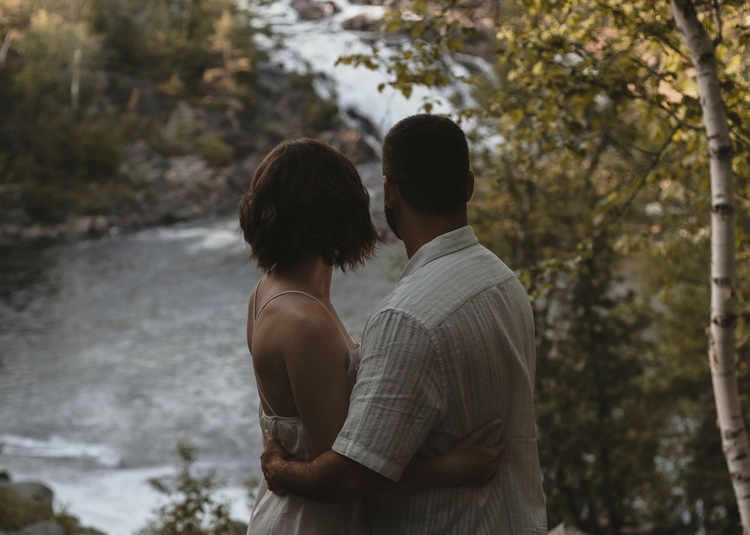 Couple Photographer in Sudbury Ontario captures happy engagement photography