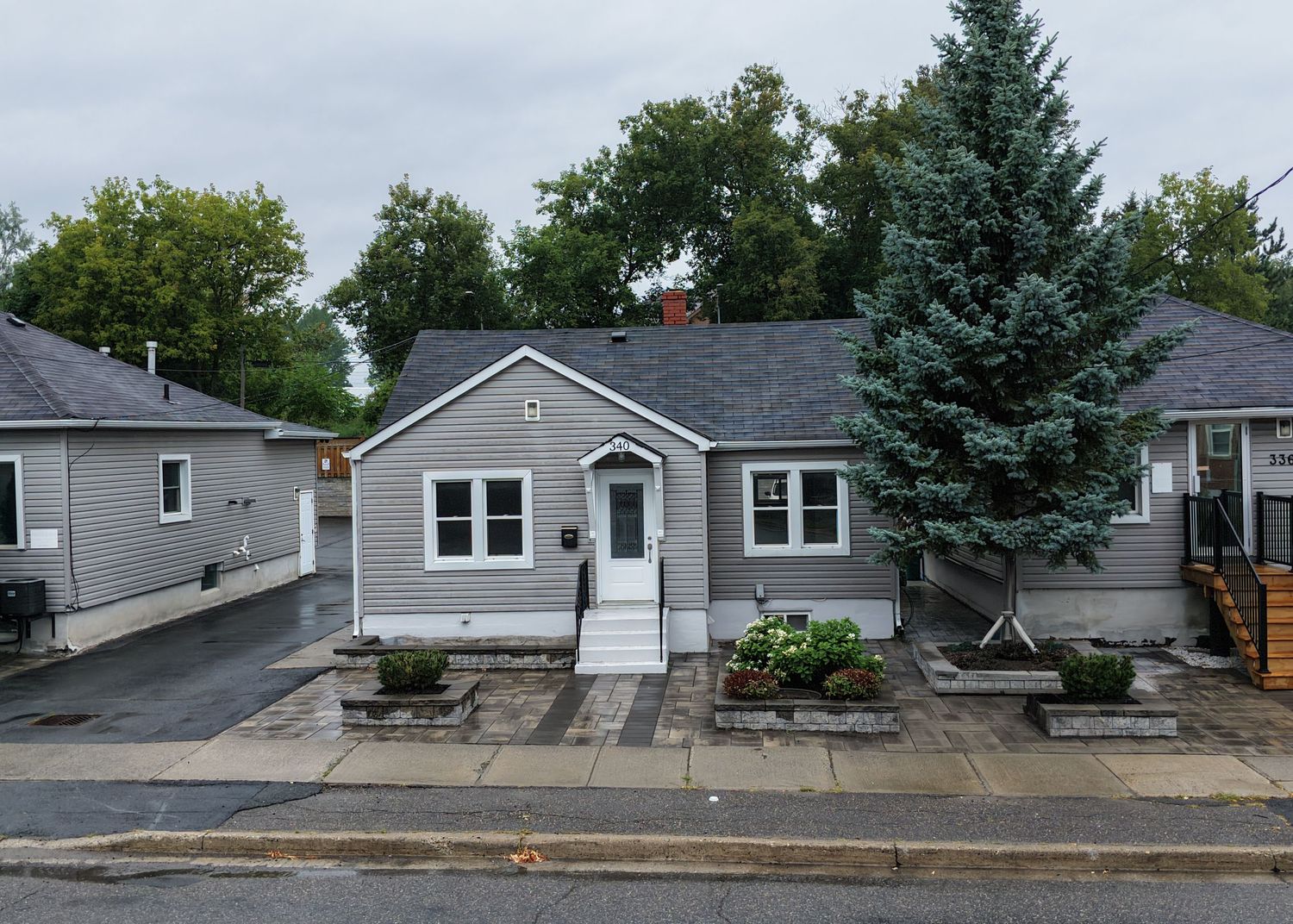 Sudbury Ontario Real Estate Photographer captures the outside of a rental in Sudbury with drone photography