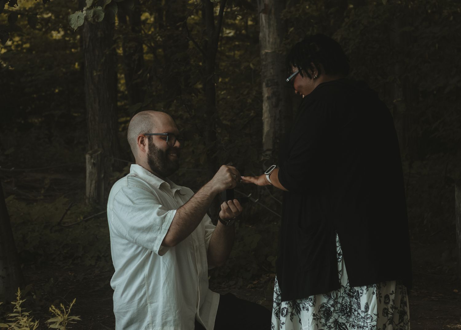 Local Sudbury Photographer captures couples beautiful proposal