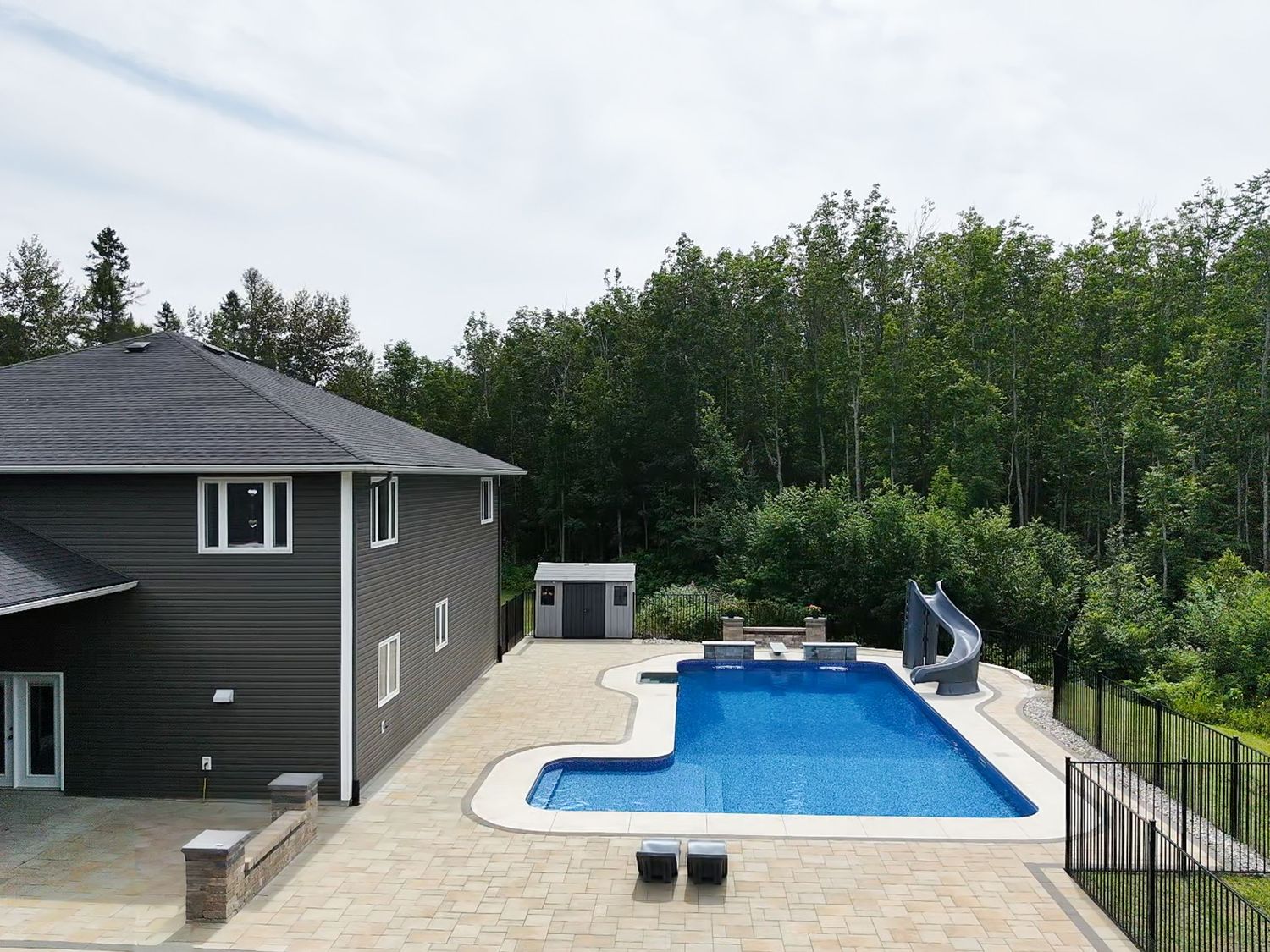 Sudbury Ontario Real Estate Photographer captures luxury home in hanmer ontario with drone photography