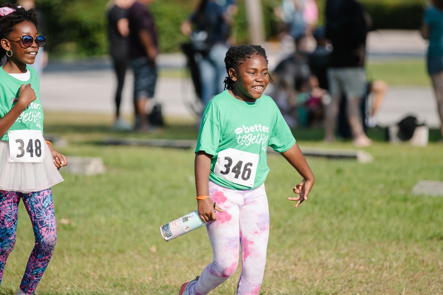 Girl running