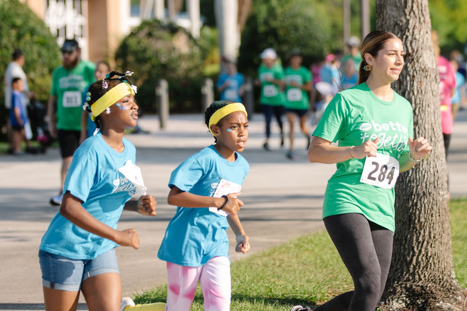 Girl running