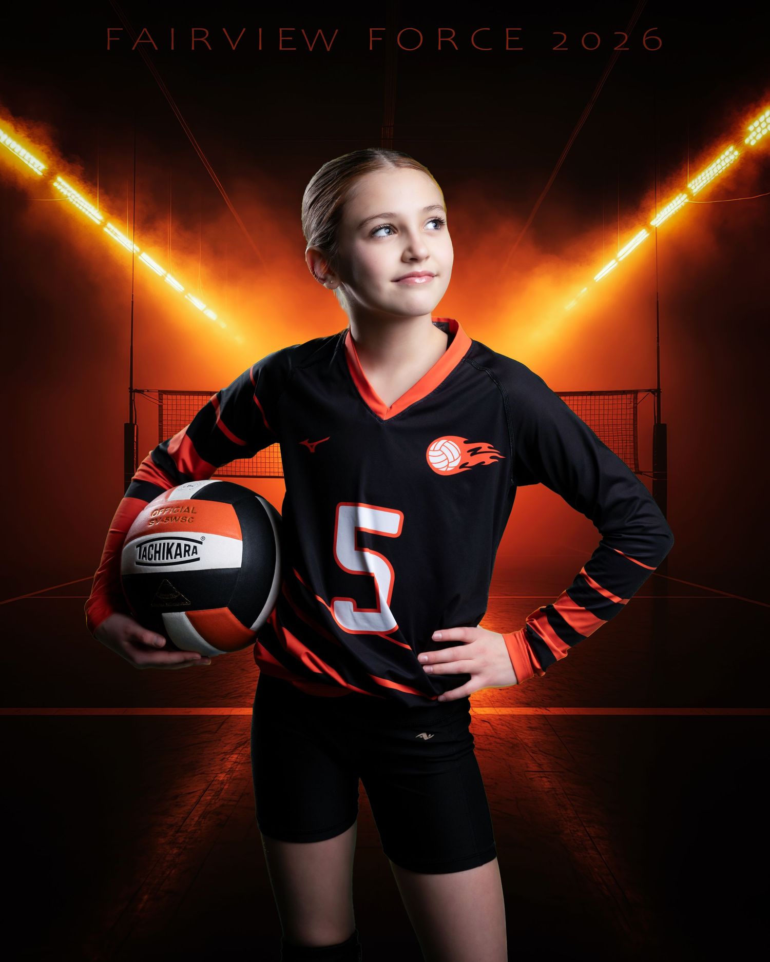volleyball portrait