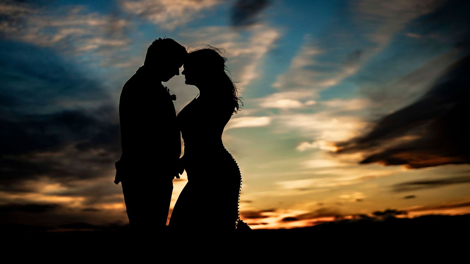 wedding silouhette