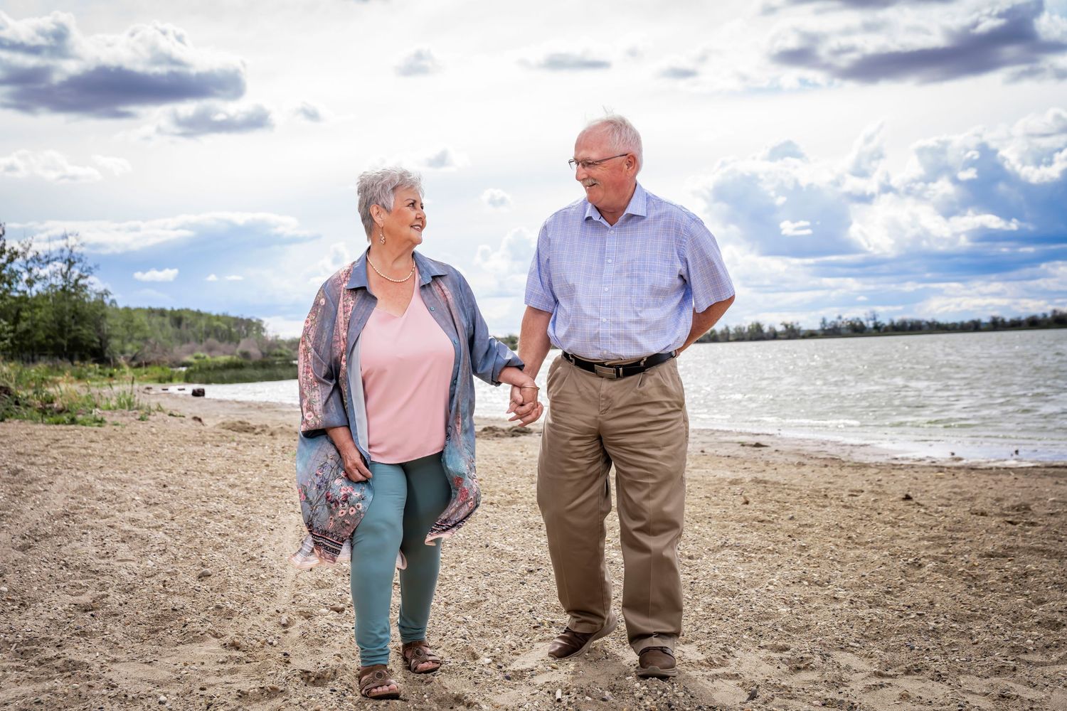 couple on beach