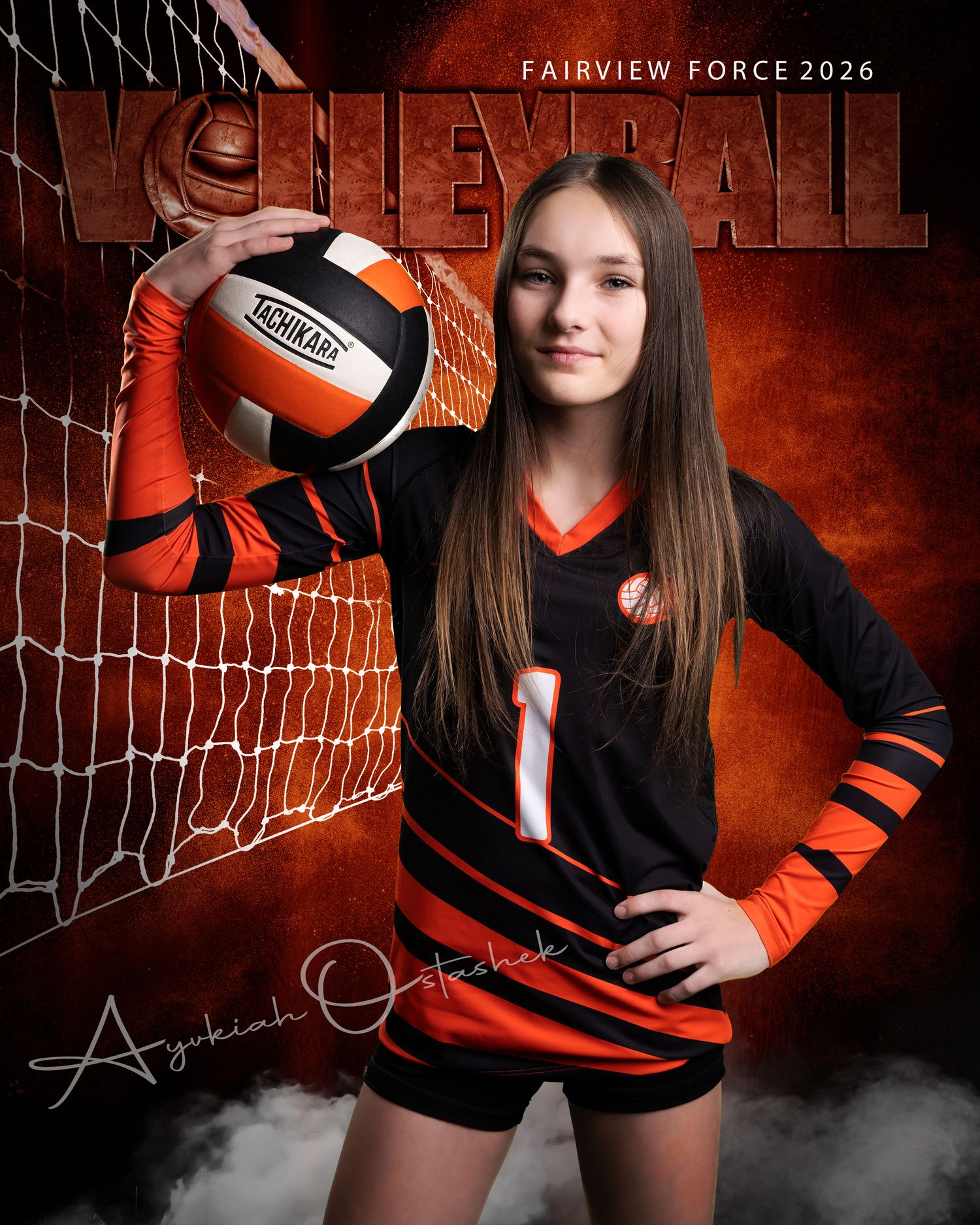 volleyball portrait