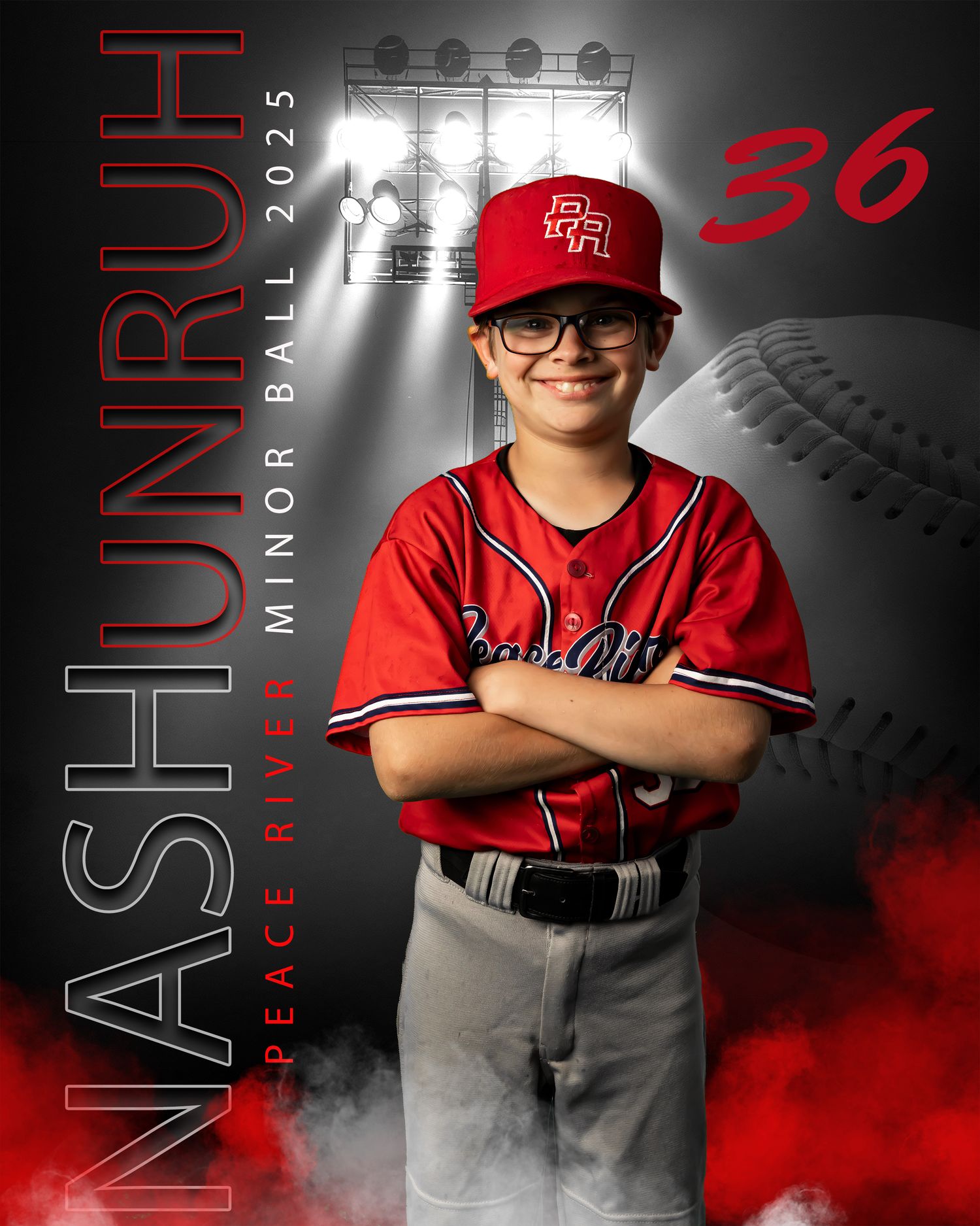 baseball portrait